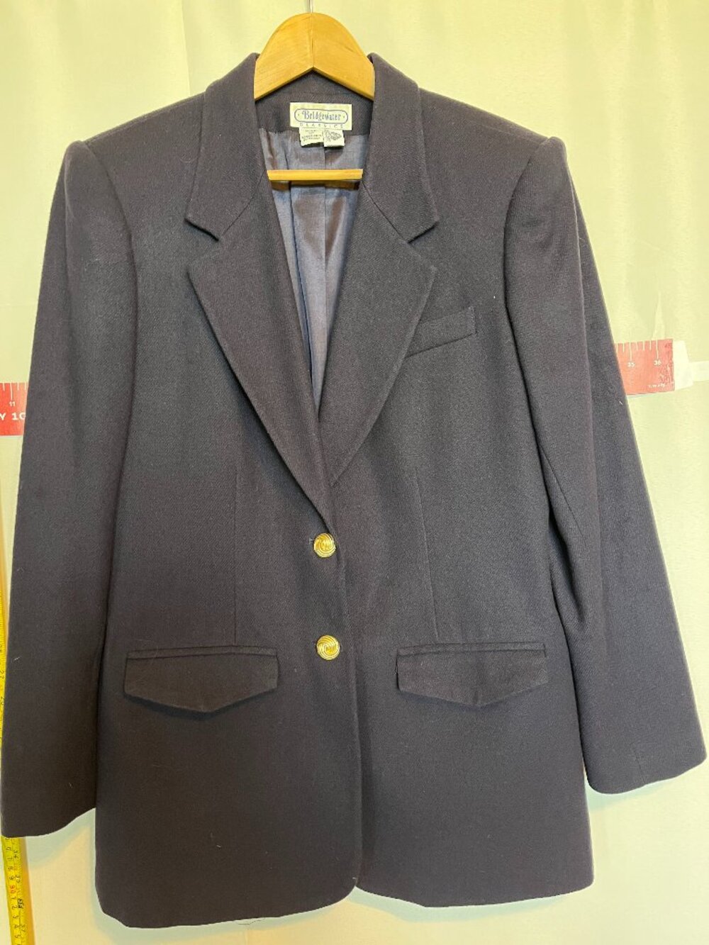 Bridgewater 100% Wool Blazer in Navy size 12
